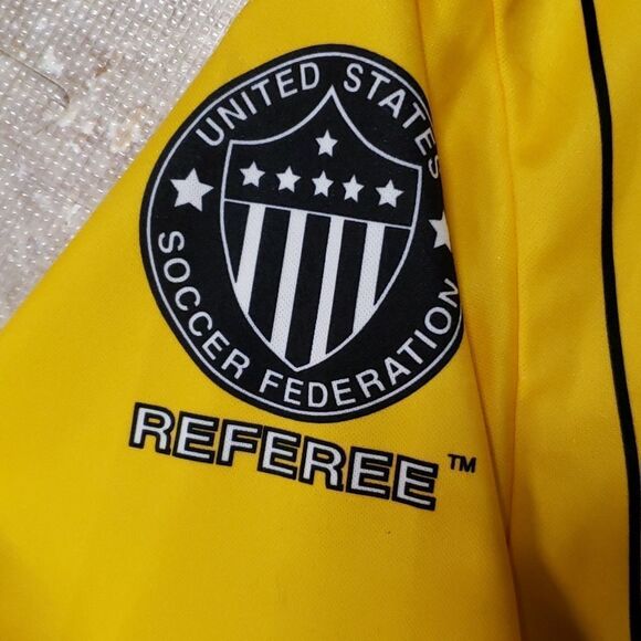 OFFICIAL SPORTS SOCCER REFEREE JERSEY SIZE MEDIUM - Picture 4 of 5